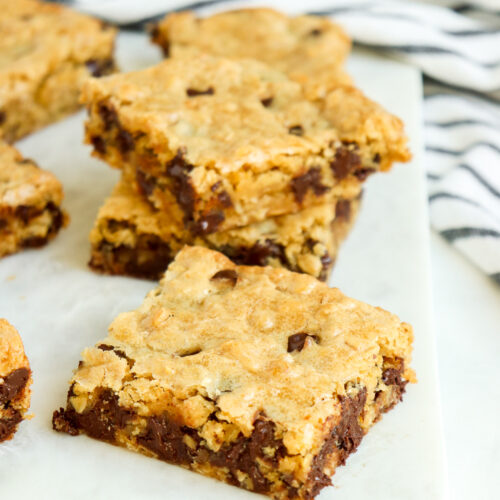 Oatmeal Cookie Bars - Knead Some Sweets